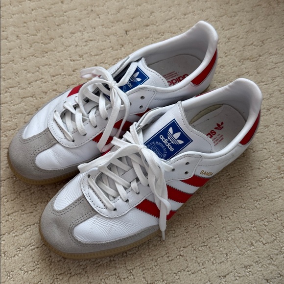 red and white adidas sambas!! - Picture 2 of 6